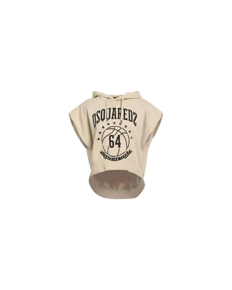 Dsquared2 TOPS - Sweatshirtsauf YOOX.COM Beige
