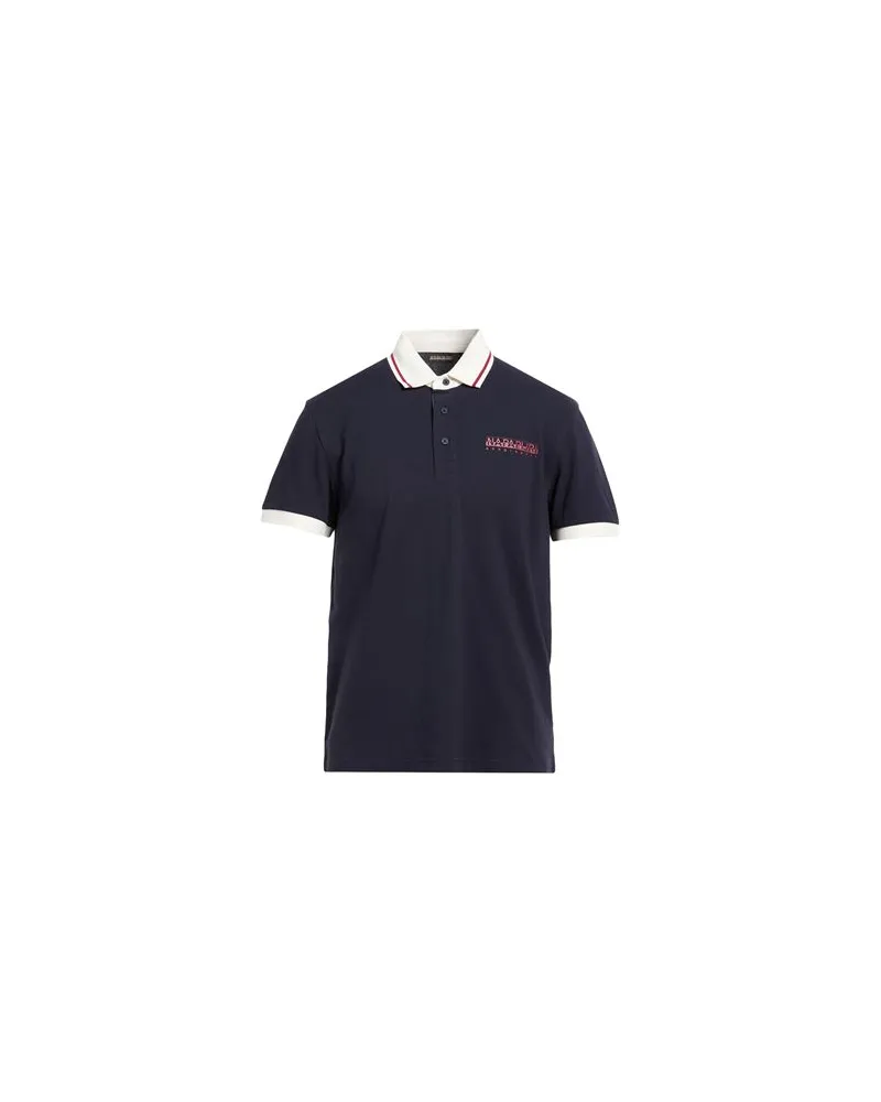 Napapijri E-ZERI SS - TOPS - Poloshirtsauf YOOX.COM Marineblau