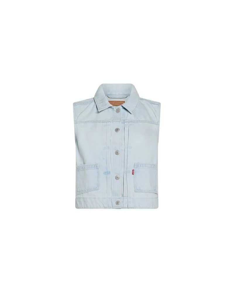 Levi's JACKEN & MÄNTEL - Jeansjacken/Mäntelauf YOOX.COM Blau