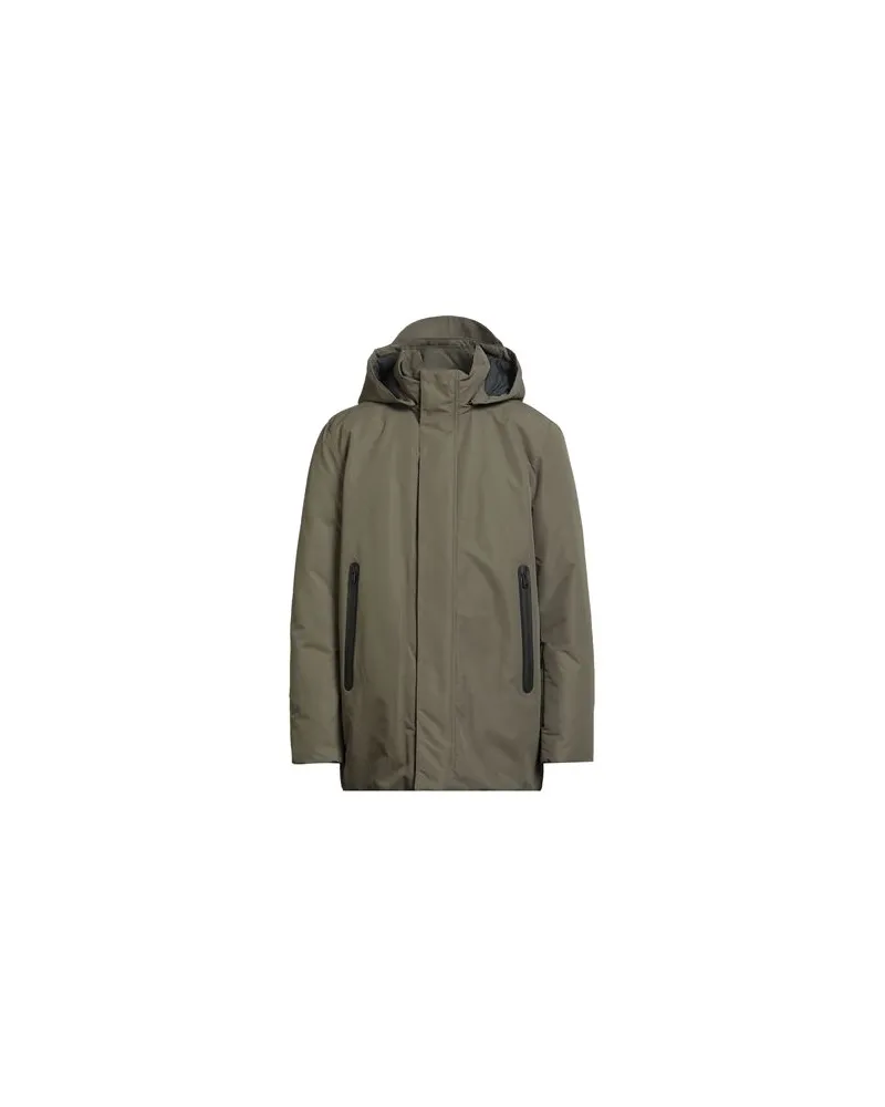 ECOALF JACKEN & MÄNTEL - Mäntelauf YOOX.COM Militärgrün