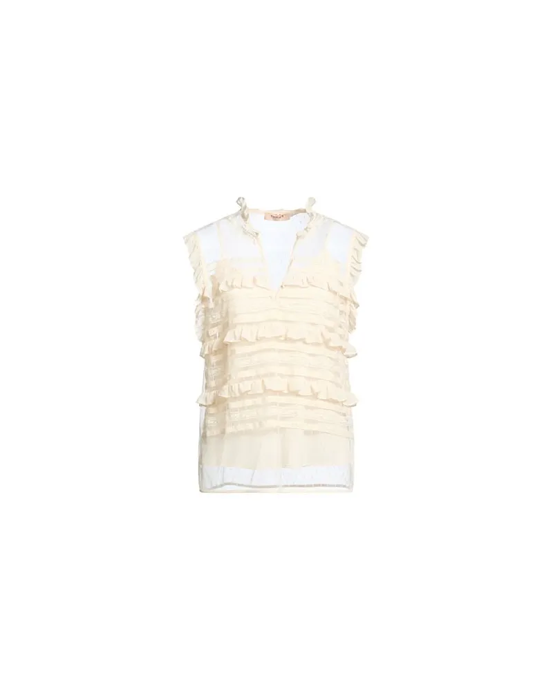 Twin-Set TOPS - Topsauf YOOX.COM Elfenbein