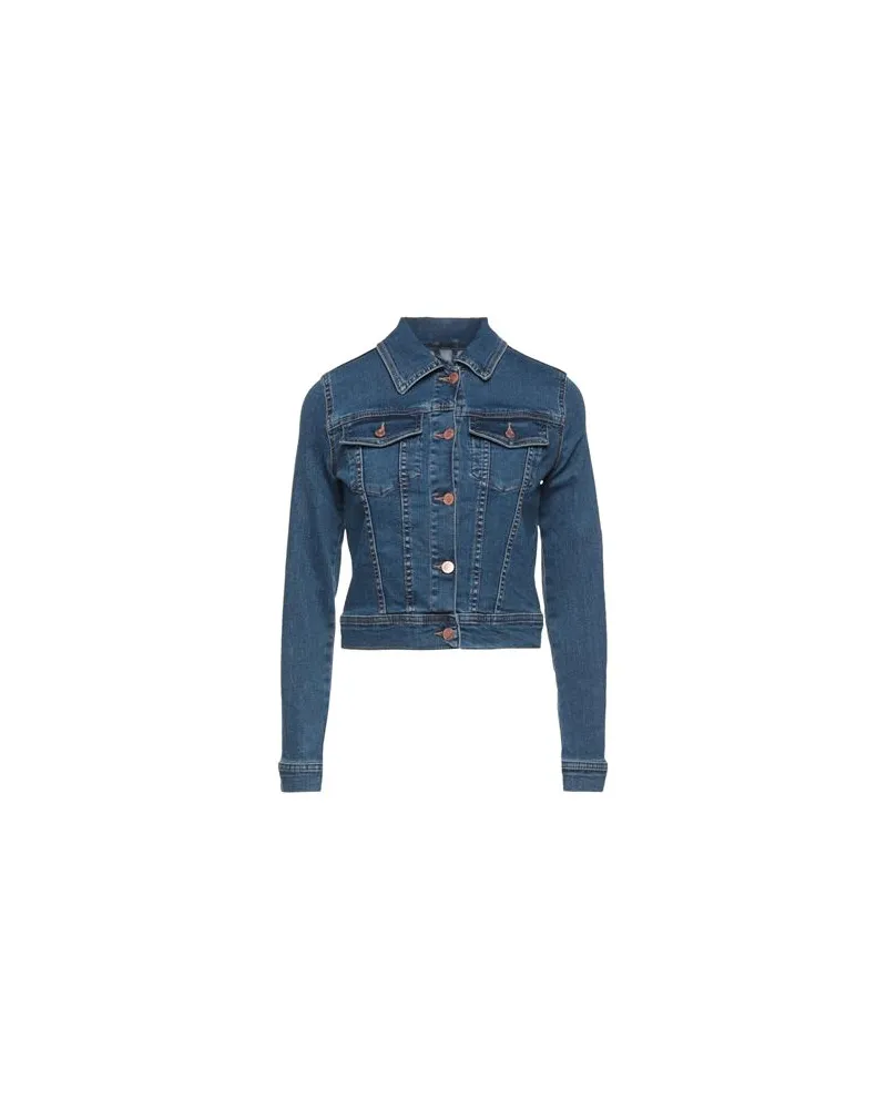 Guess JACKEN & MÄNTEL - Jeansjacken/Mäntelauf YOOX.COM Blau