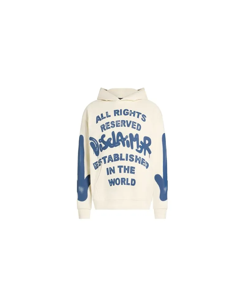 DISCLAIMER TOPS - Sweatshirtsauf YOOX.COM Cremeweiß