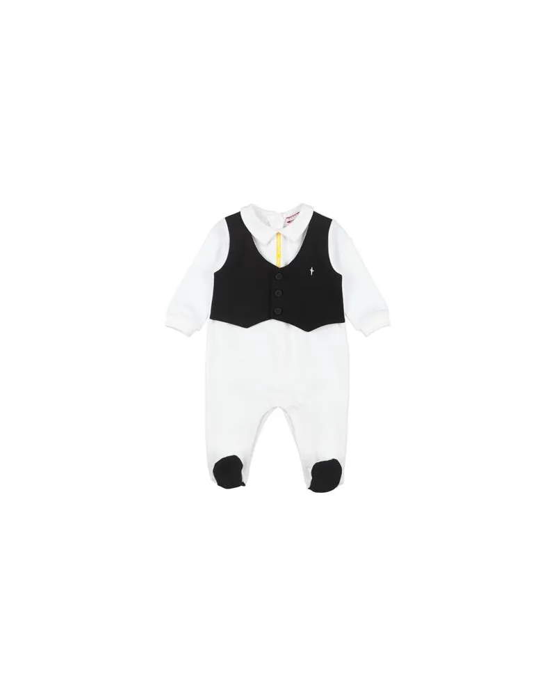 Cesare Paciotti NEUGEBORENE - Babystrampler & -Latzhoseauf YOOX.COM Weiß