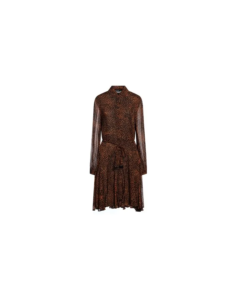 Jadicted KLEIDER - Midi-Kleiderauf YOOX.COM Braun