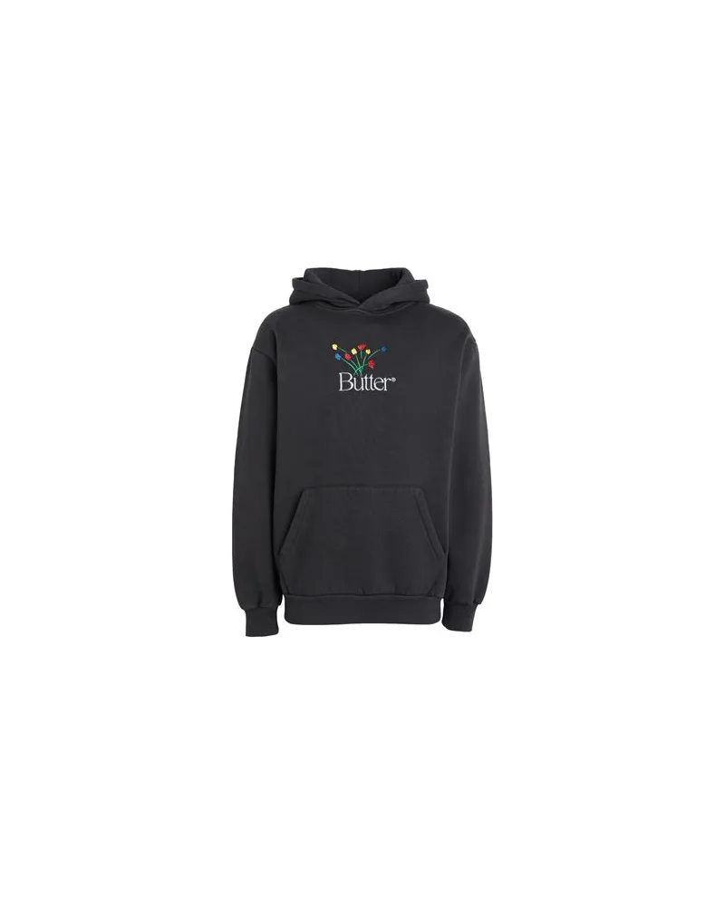 Butter Goods Bouquet Embroidered Pullover Hood - Bouquet Embroidered Pullover Hood - TOPS - Sweatshirtsauf YOOX.COM Braungrau