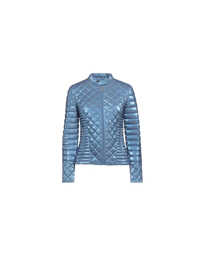 Guess JACKEN & MÄNTEL - Pufferjacken & Daunenjackenauf YOOX.COM Hellblau