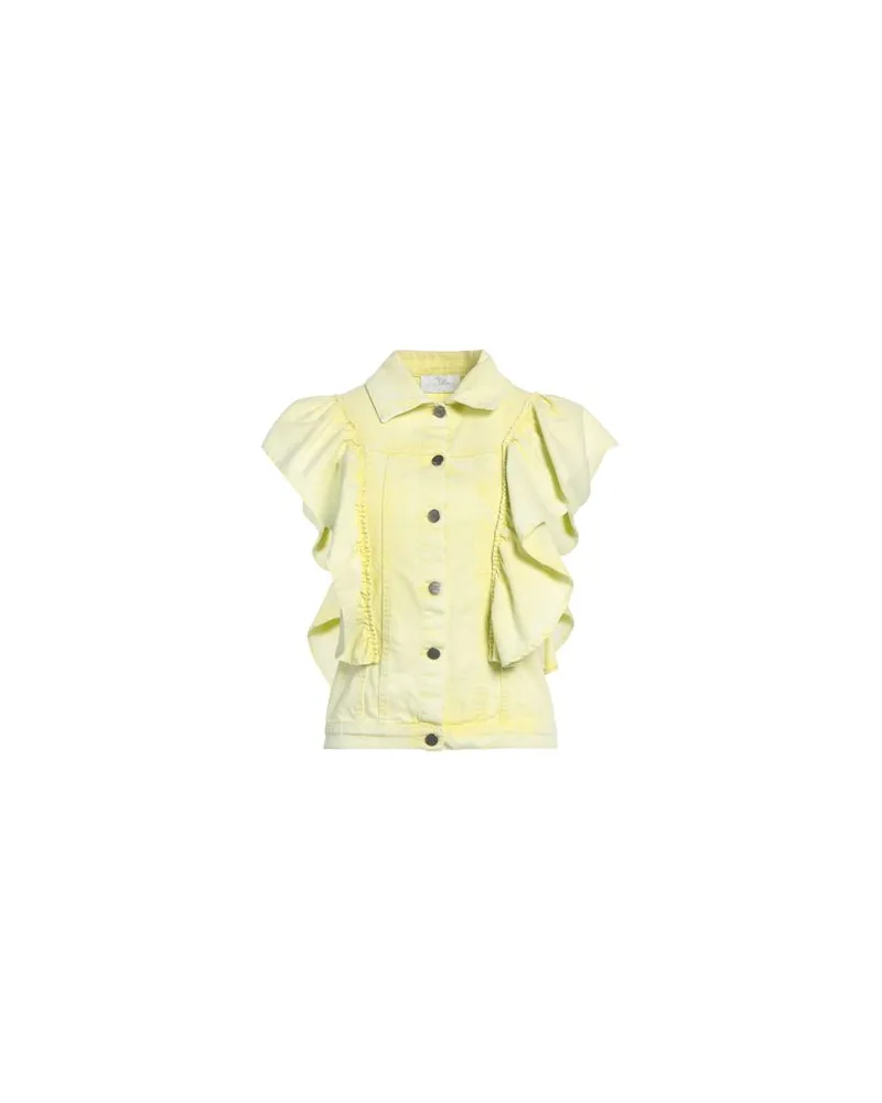 Soallure JACKEN & MÄNTEL - Jeansjacken/Mäntelauf YOOX.COM Gelb