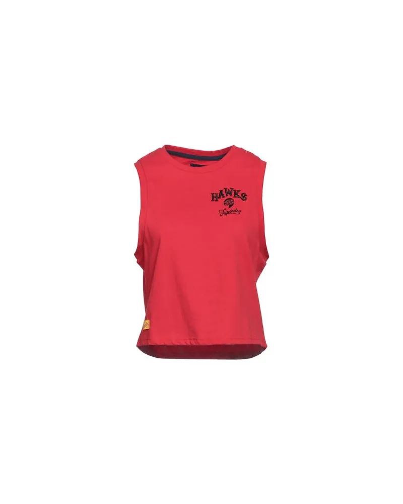 Superdry. TOPS - Tank Topsauf YOOX.COM Rot