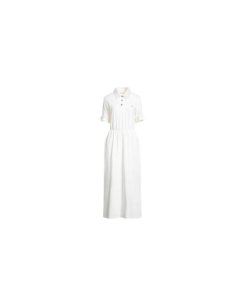 Liu Jo KLEIDER - Maxi-Kleiderauf YOOX.COM Elfenbein