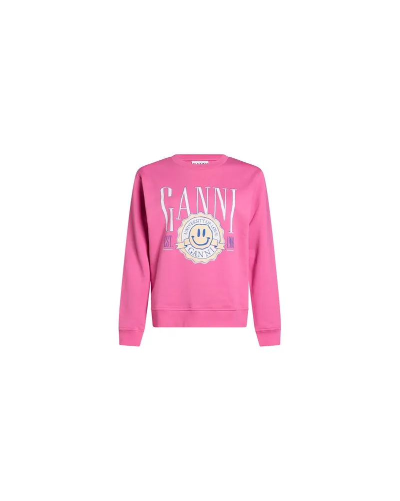 Ganni TOPS - Sweatshirtsauf YOOX.COM Rosa
