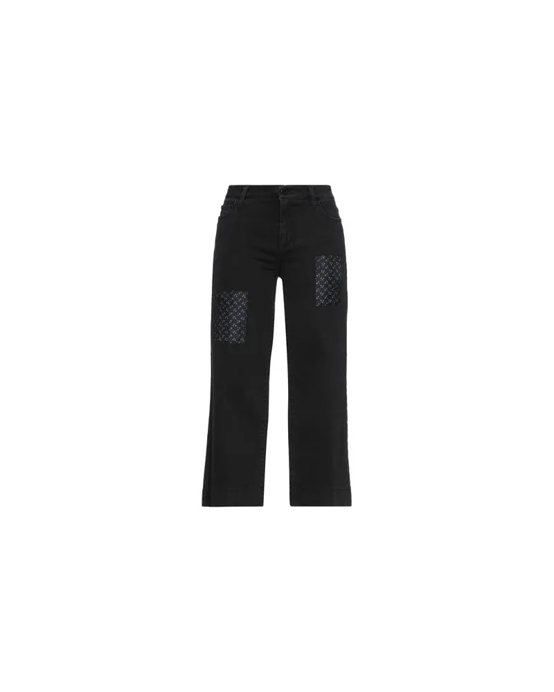 ALYSI HOSEN & RÖCKE - Jeanshosenauf YOOX.COM Schwarz