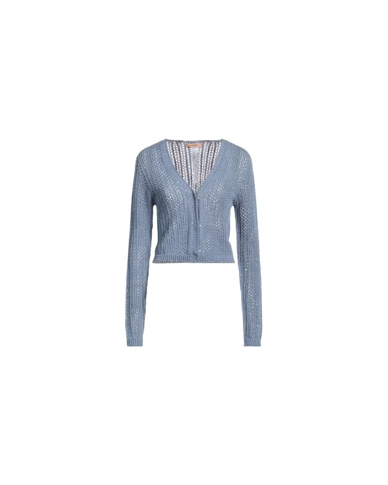 Twin-Set STRICKWAREN - Strickjackenauf YOOX.COM Hellblau