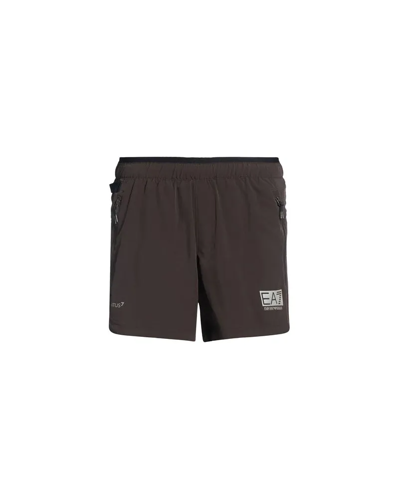EA7 HOSEN & RÖCKE - Shorts & Bermudashortsauf YOOX.COM Dunkelbraun