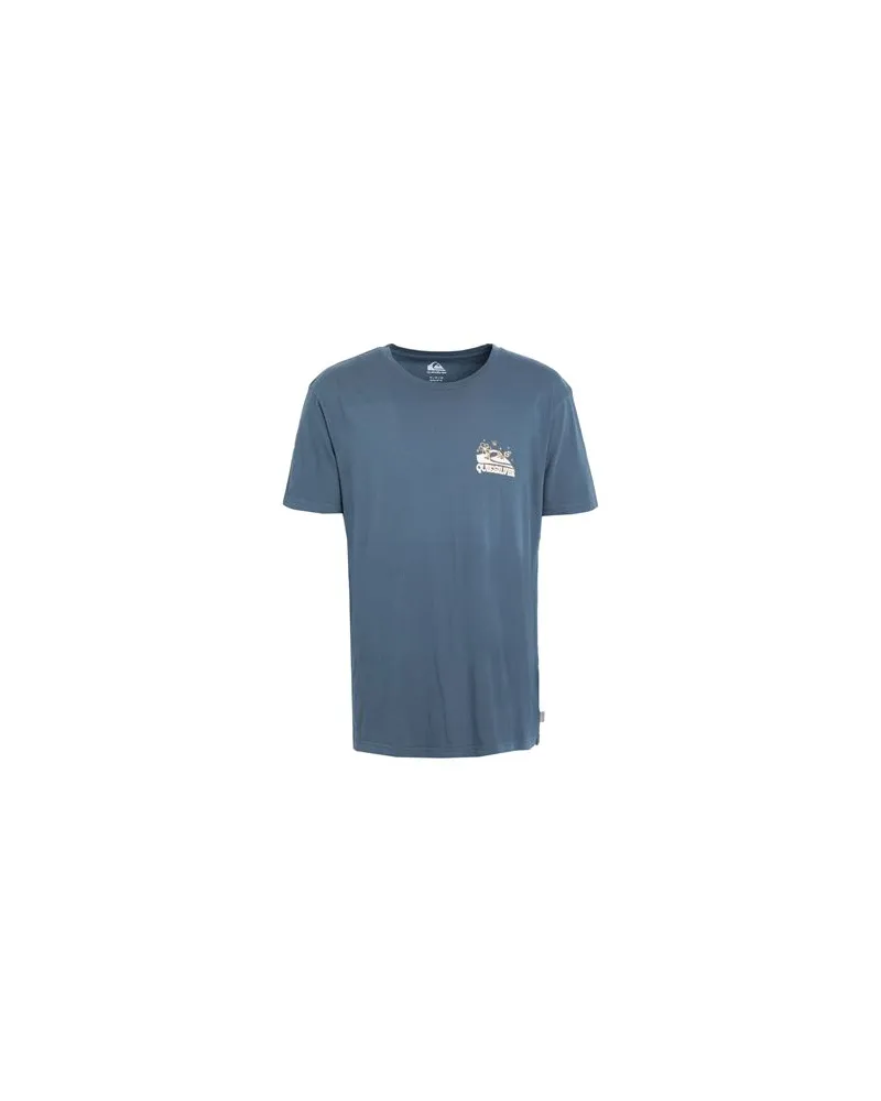 Quiksilver QS T-shirt Enjoy Not Destroy SS - TOPS - T-shirtsauf YOOX.COM Taubenblau