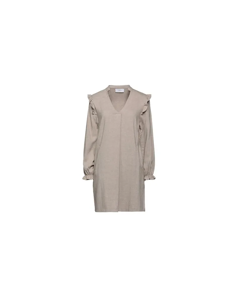 Soallure KLEIDER - Mini-Kleiderauf YOOX.COM Beige