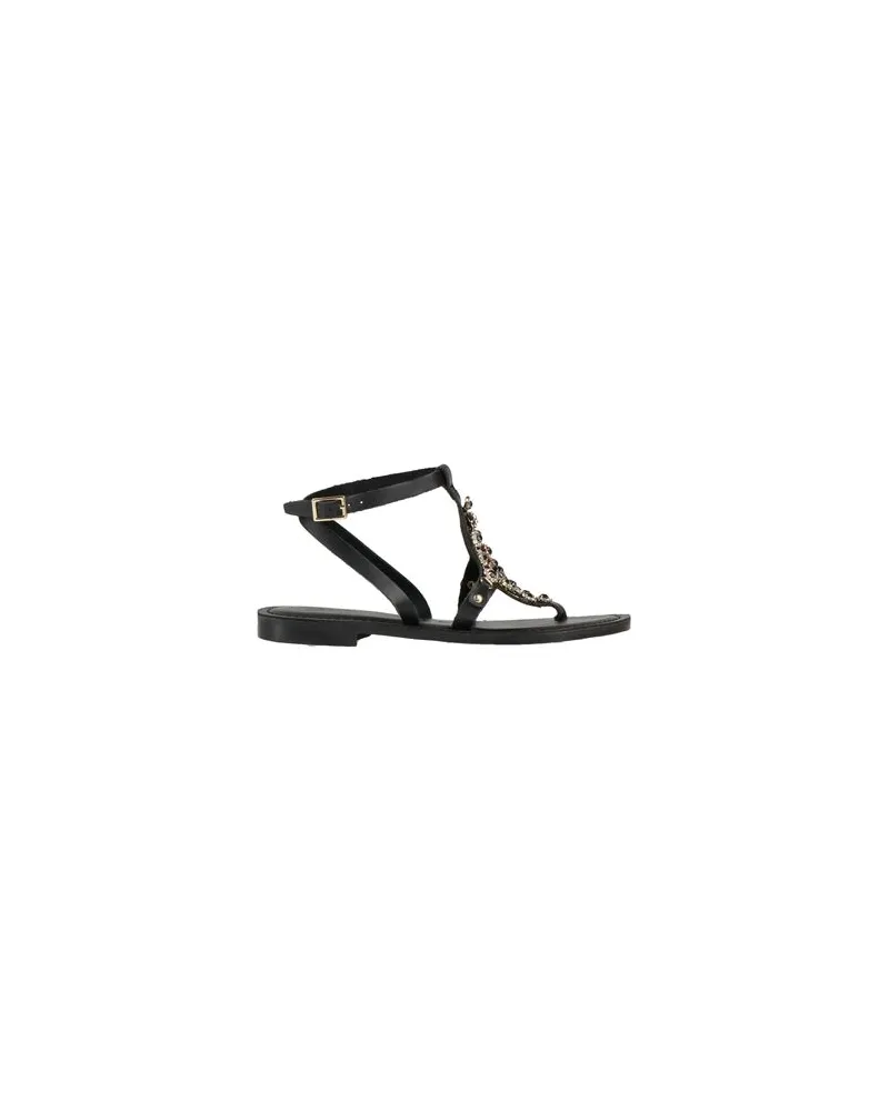 Tosca Blu SCHUHE - Zehentrennerauf YOOX.COM Schwarz