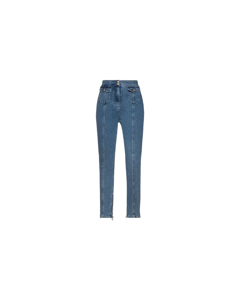 Balmain HOSEN & RÖCKE - Jeanshosenauf YOOX.COM Blau