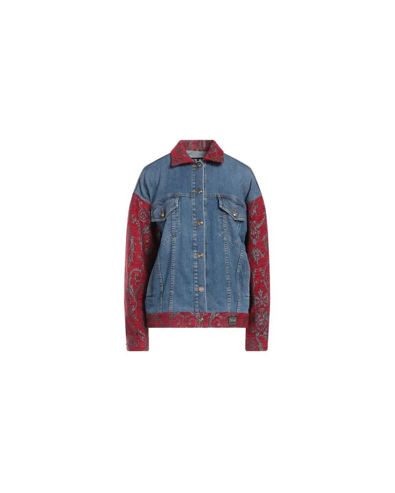 Versace Jeans JACKEN & MÄNTEL - Jeansjacken/Mäntelauf YOOX.COM Blau
