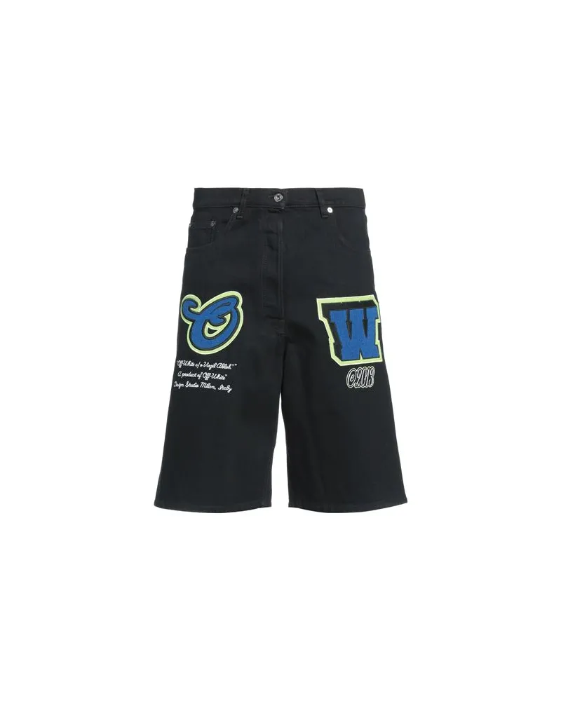 OFF-WHITE HOSEN & RÖCKE - Jeansshortsauf YOOX.COM Schwarz