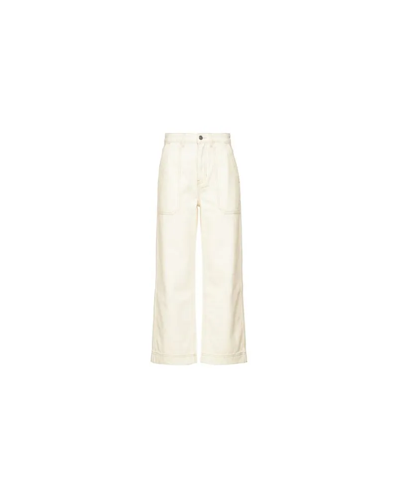 HUGO BOSS HOSEN & RÖCKE - Jeanshosenauf YOOX.COM Elfenbein