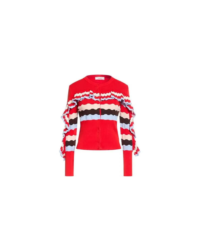 Jucca STRICKWAREN - Strickjackenauf YOOX.COM Rot