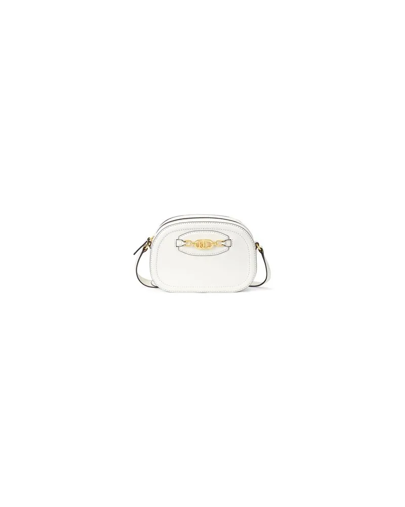 Ralph Lauren LEATHER MEDIUM JORDYNN CROSSBODY BAG  - TASCHEN - Umhängetascheauf YOOX.COM Elfenbein
