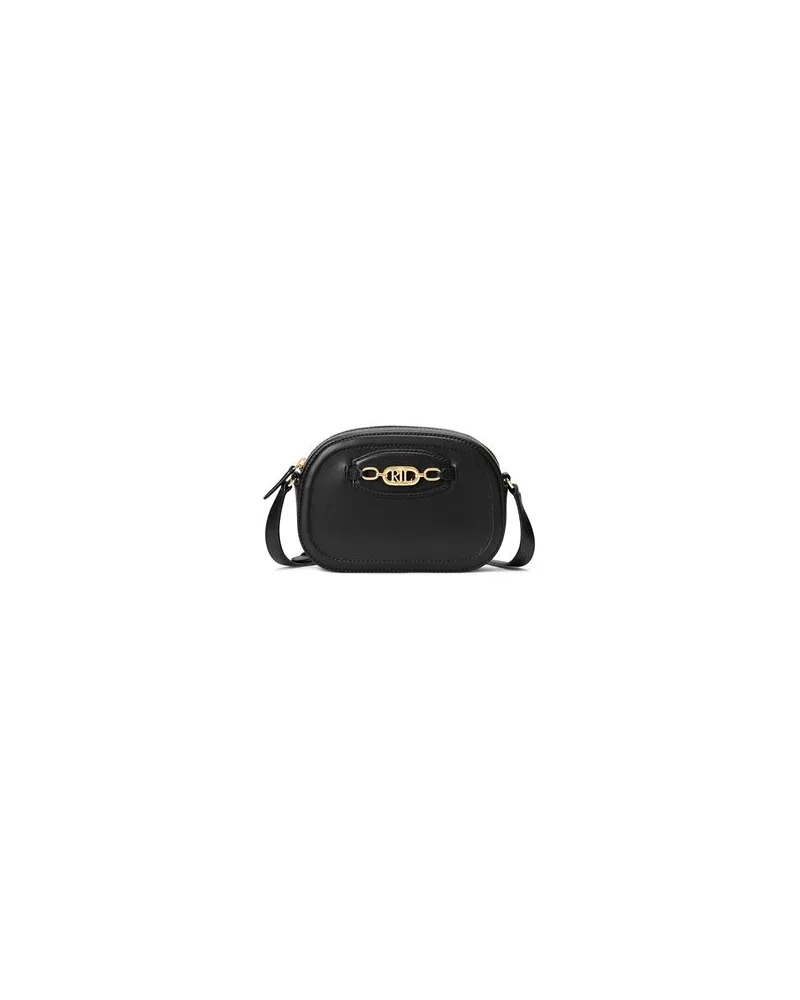 Ralph Lauren LEATHER MEDIUM JORDYNN CROSSBODY BAG  - TASCHEN - Umhängetascheauf YOOX.COM Schwarz