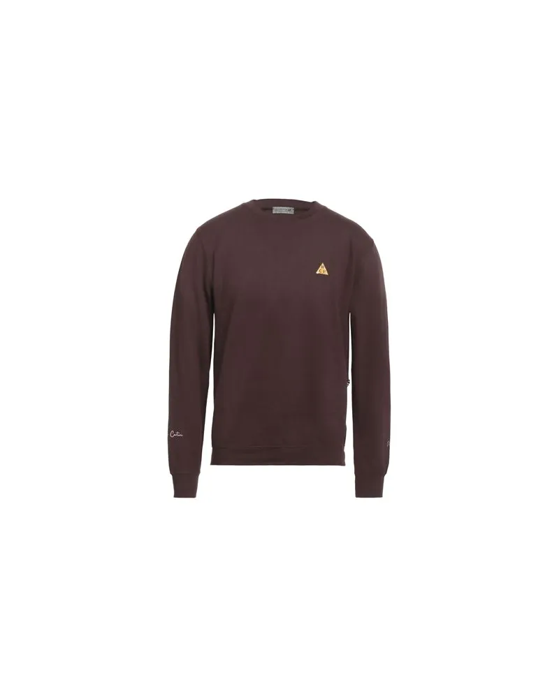 Daniele Alessandrini TOPS - Sweatshirtsauf YOOX.COM Dunkelbraun