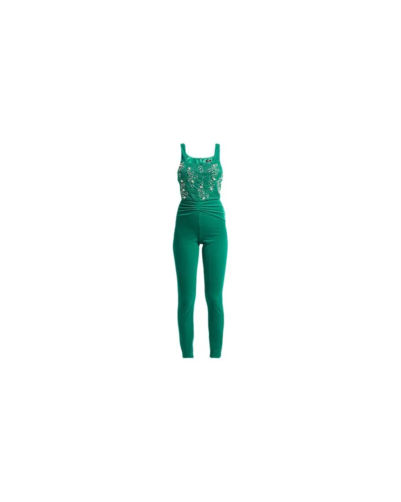 Elisabetta Franchi OVERALLS - Jumpsuitsauf YOOX.COM Smaragdgrün