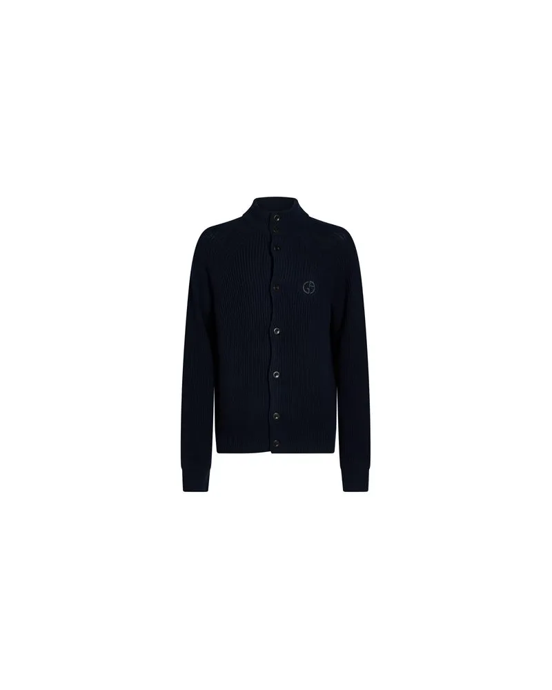 Giorgio Armani STRICKWAREN - Strickjackenauf YOOX.COM Nachtblau