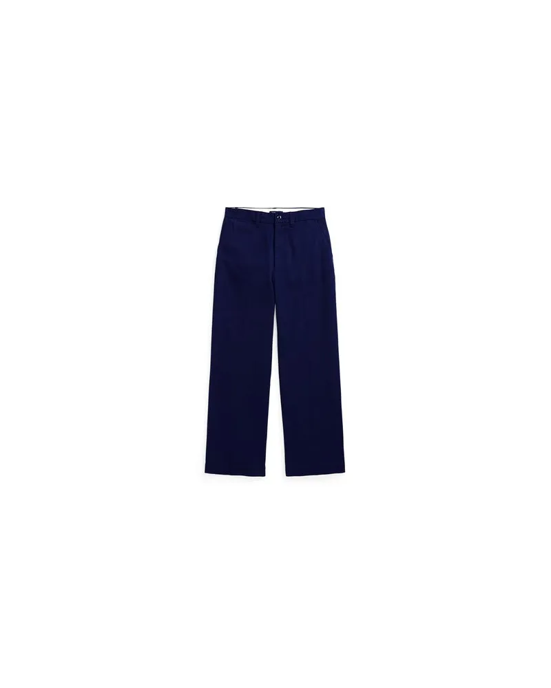 Ralph Lauren Chino Wide-Leg Pant  - HOSEN & RÖCKE - Hosenauf YOOX.COM Marineblau