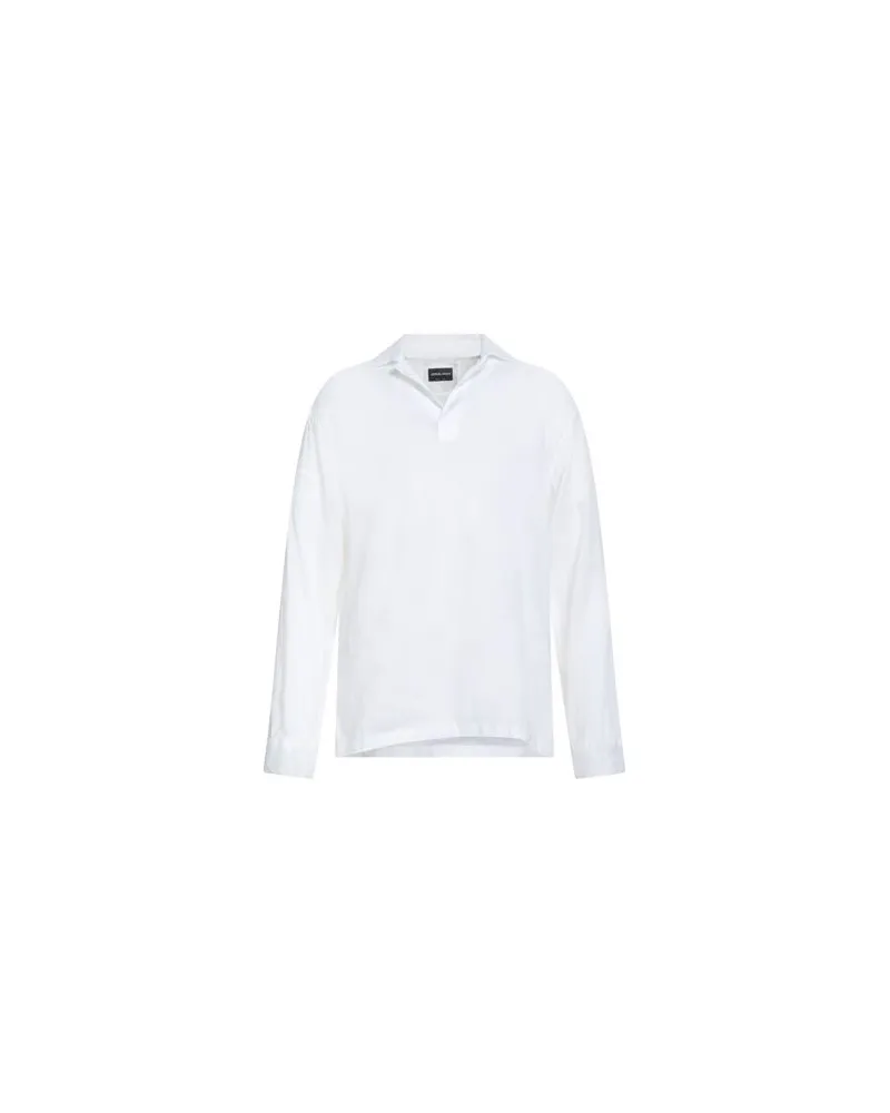 Giorgio Armani TOPS - Hemdenauf YOOX.COM Weiß