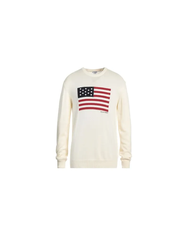 U.S. Polo Assn.  STRICKWAREN - Pulloverauf YOOX.COM Elfenbein