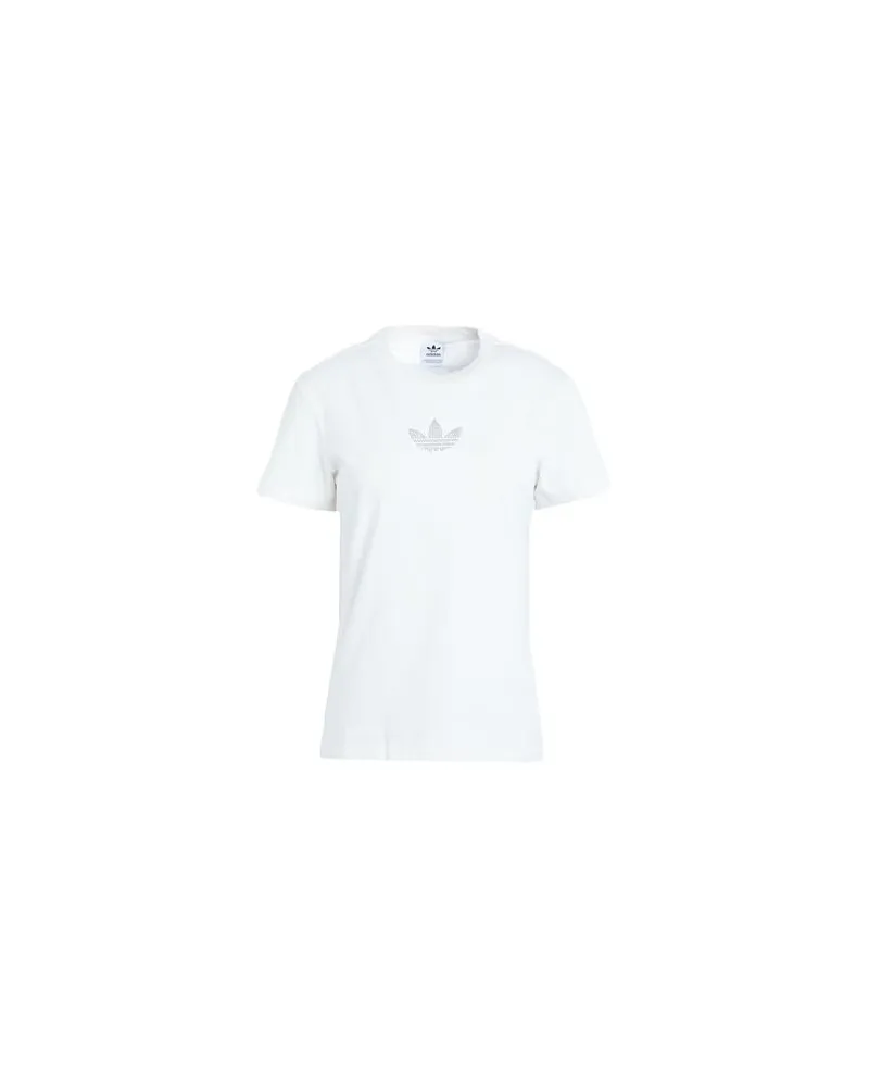 adidas BLING TSHIRT  - TOPS - T-shirtsauf YOOX.COM Weiß