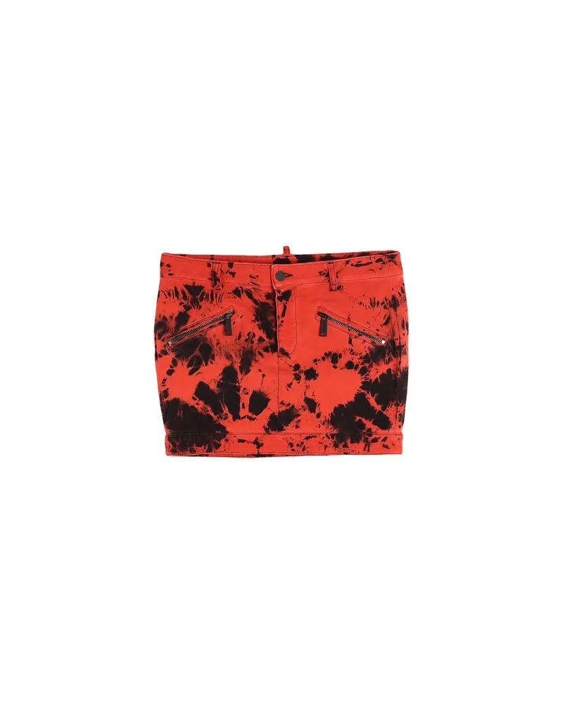 Dsquared2 HOSEN & RÖCKE - Jeansröckeauf YOOX.COM Rot
