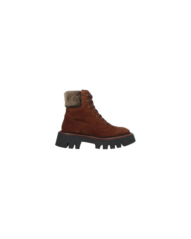 RAS SCHUHE - Stiefelettenauf YOOX.COM Braun