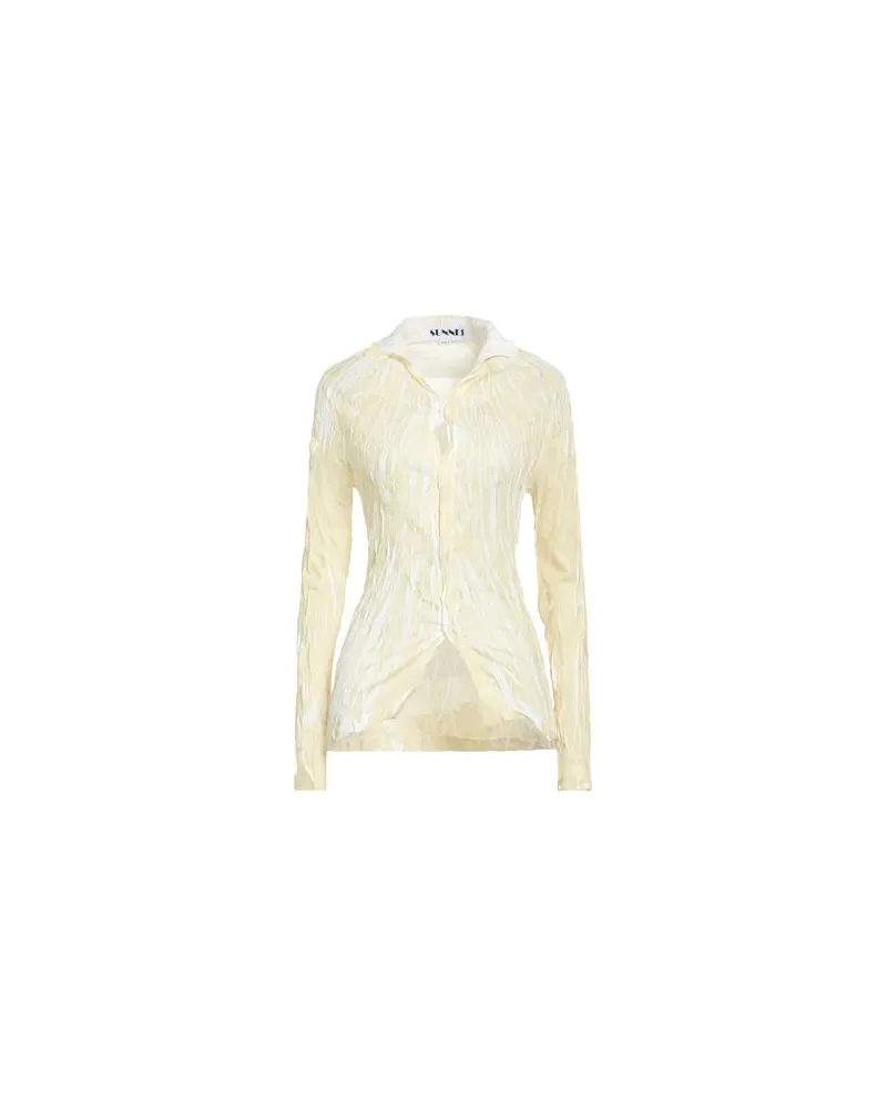 SUNNEI TOPS - Hemdenauf YOOX.COM Pastellgelb
