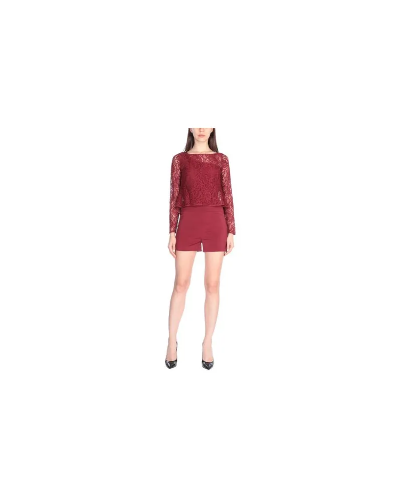 Patrizia Pepe OVERALLS - Jumpsuitsauf YOOX.COM Bordeaux