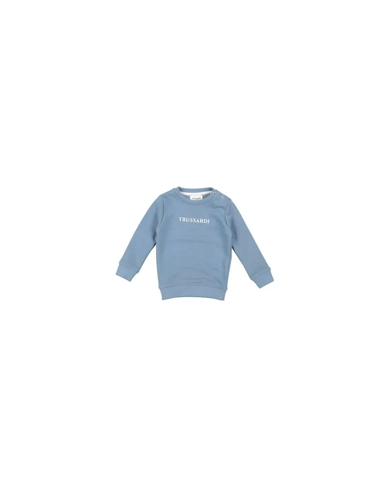 Trussardi TOPS - Sweatshirtsauf YOOX.COM Taubenblau