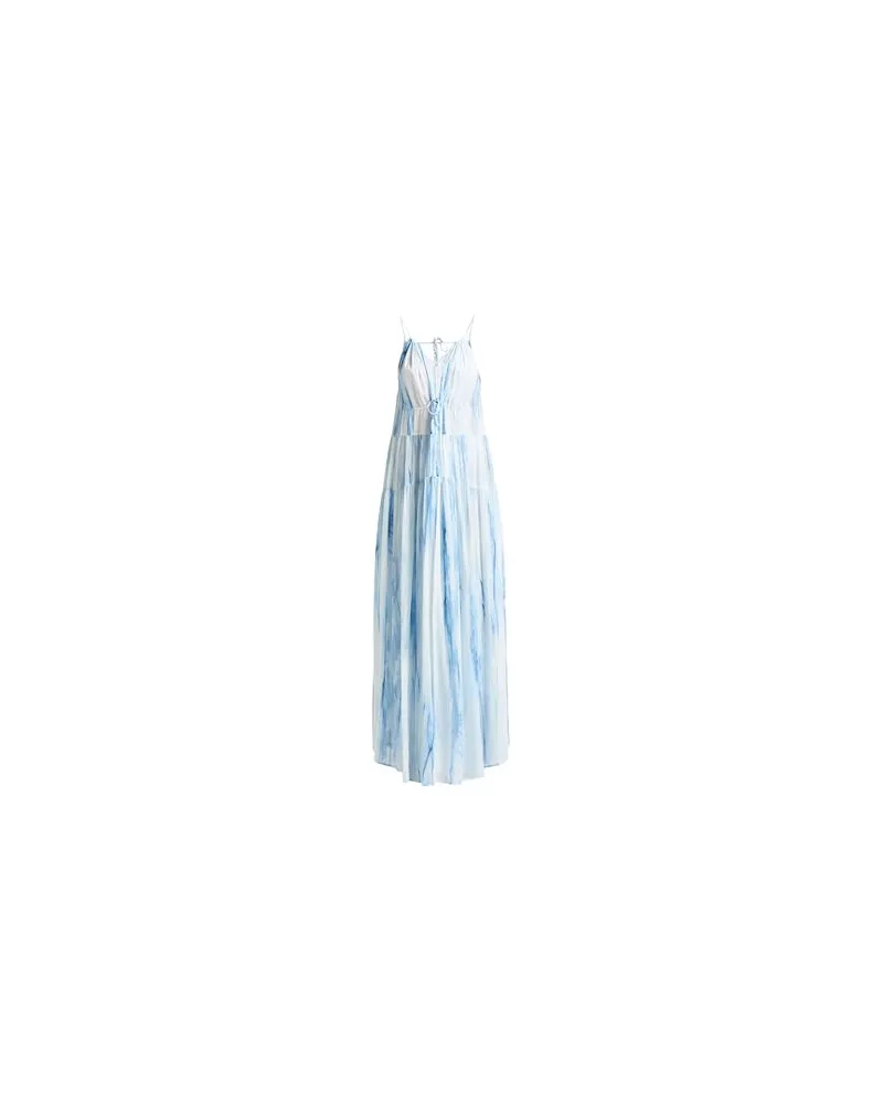 Dondup KLEIDER - Maxi-Kleiderauf YOOX.COM Himmelblau