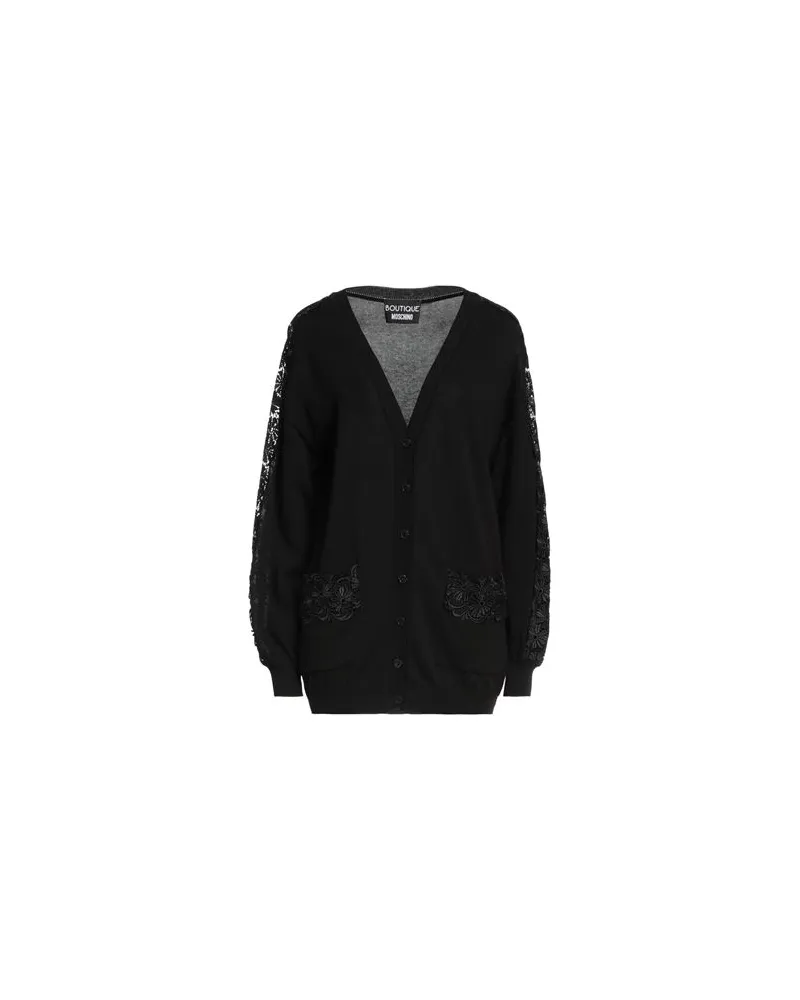 Moschino STRICKWAREN - Strickjackenauf YOOX.COM Schwarz