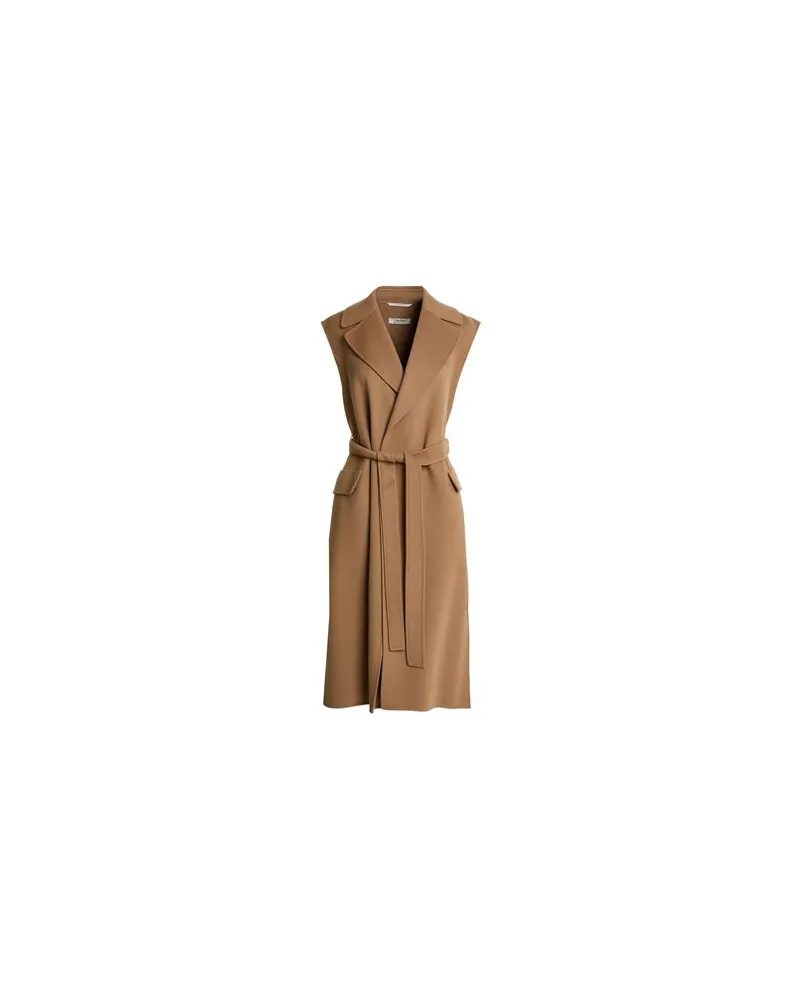 Max Mara JACKEN & MÄNTEL - Mäntelauf YOOX.COM Hellbraun