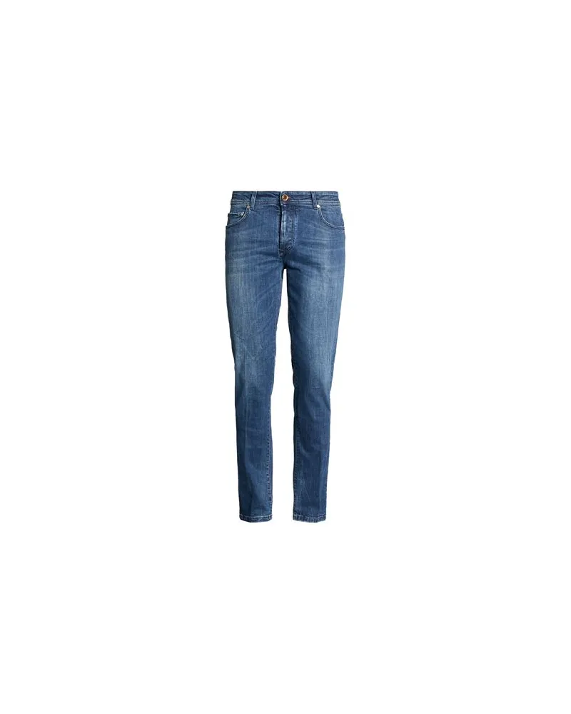 BARBA HOSEN & RÖCKE - Jeanshosenauf YOOX.COM Blau