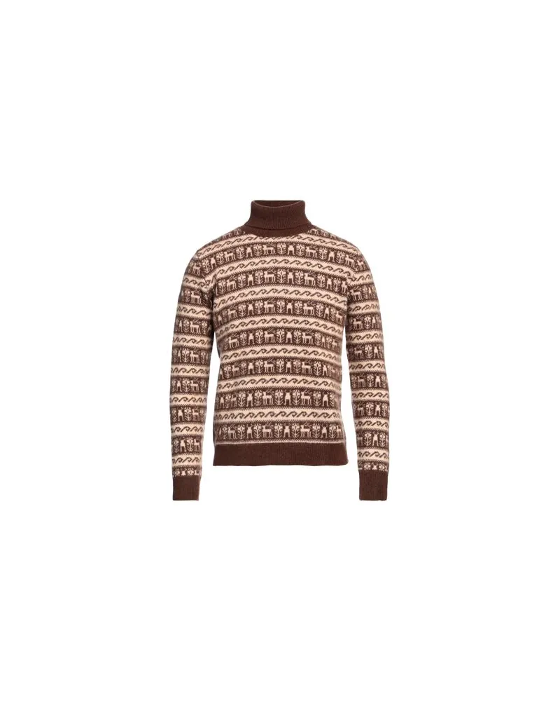 Roberto Collina STRICKWAREN - Rollkragenpulloverauf YOOX.COM Schokobraun