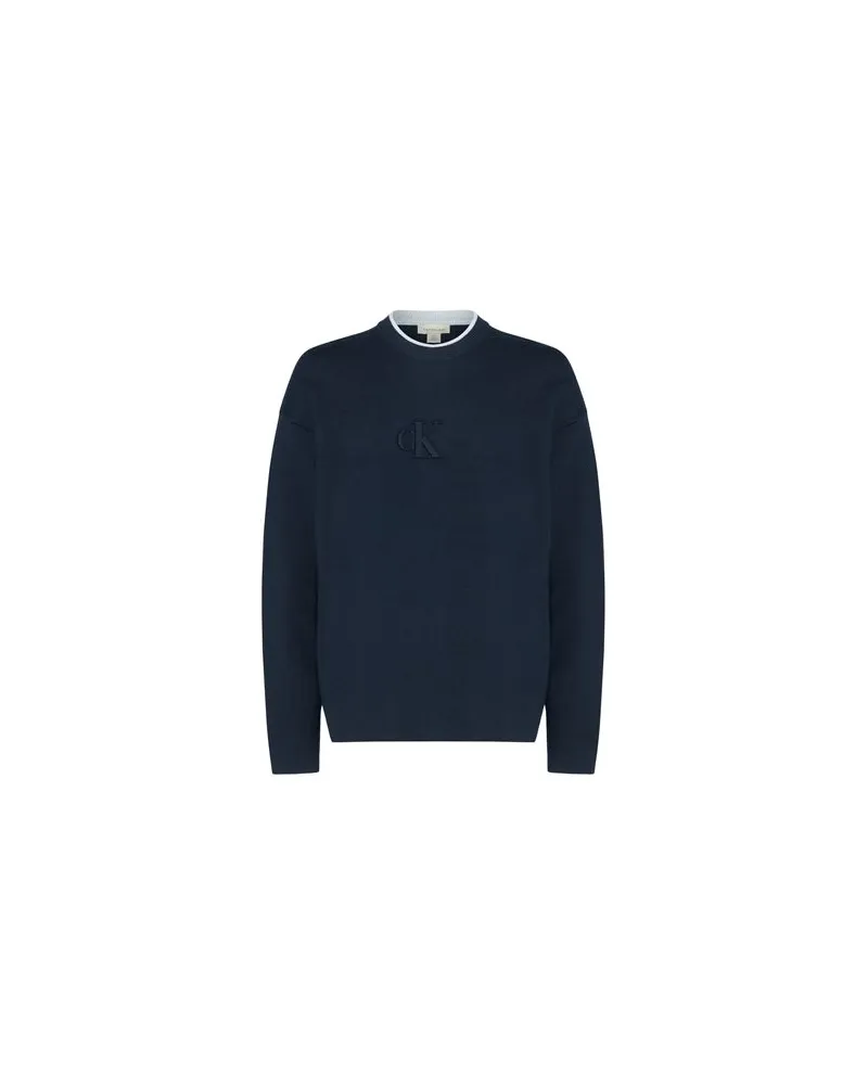 Calvin Klein STRICKWAREN - Pulloverauf YOOX.COM Marineblau