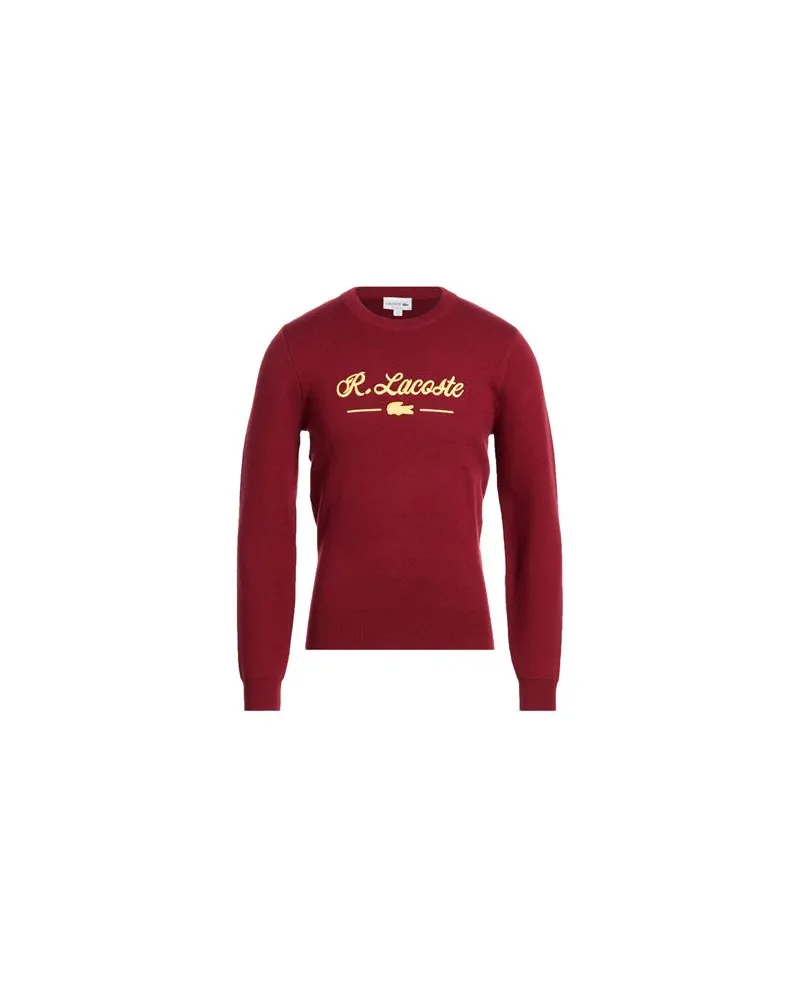 Lacoste STRICKWAREN - Pulloverauf YOOX.COM Bordeaux