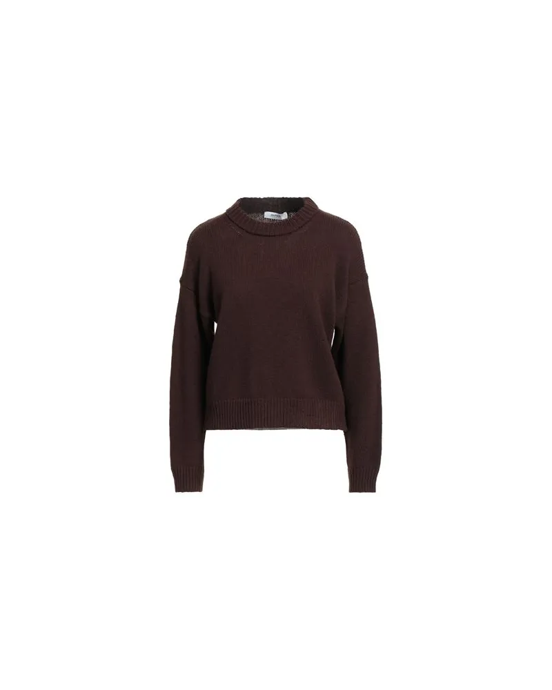 Alpha Studio STRICKWAREN - Pulloverauf YOOX.COM Schokobraun