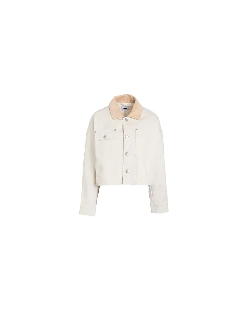 Obey JACKEN & MÄNTEL - Jeansjacken/Mäntelauf YOOX.COM Elfenbein