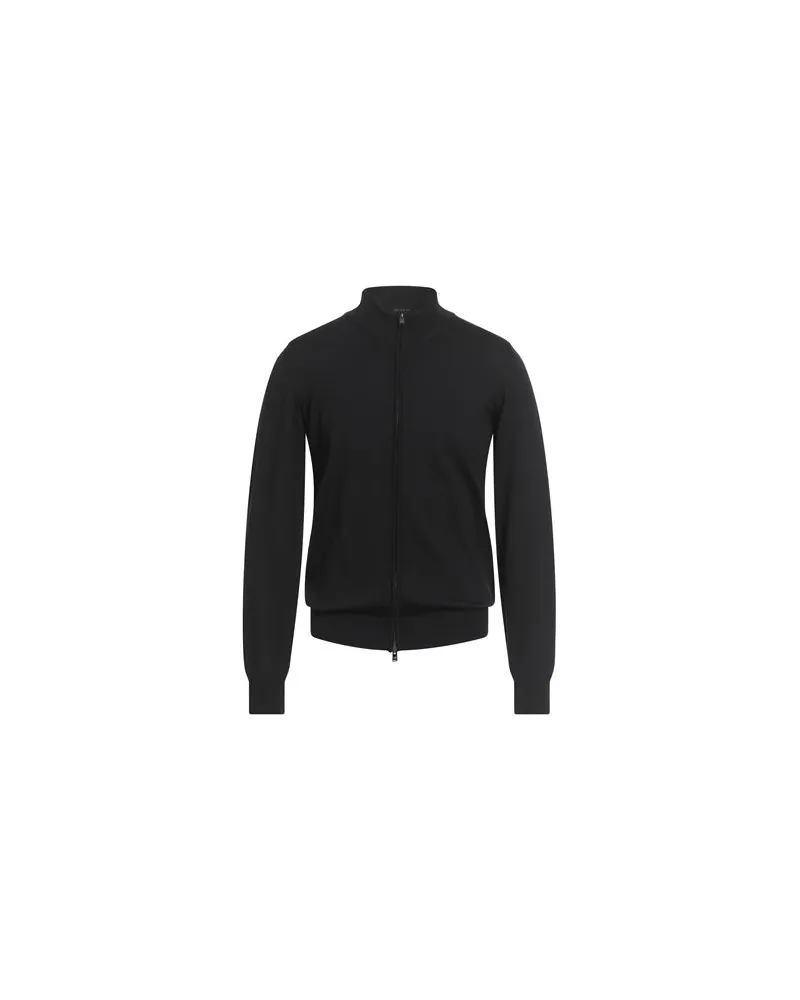 HUGO BOSS STRICKWAREN - Strickjackenauf YOOX.COM Schwarz